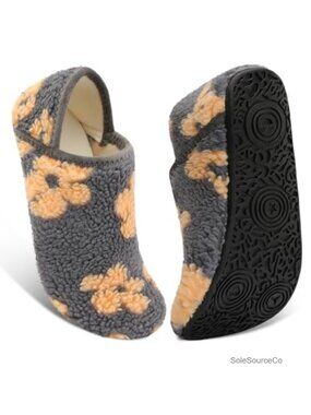 Unisex Stretch Fabric Slippers with Rubber Sole Non-Slip Lightweight Slip-On
